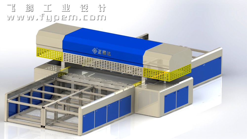 濟(jì)南飛鵬工業(yè)設(shè)計(jì)案例-真空玻璃機(jī)